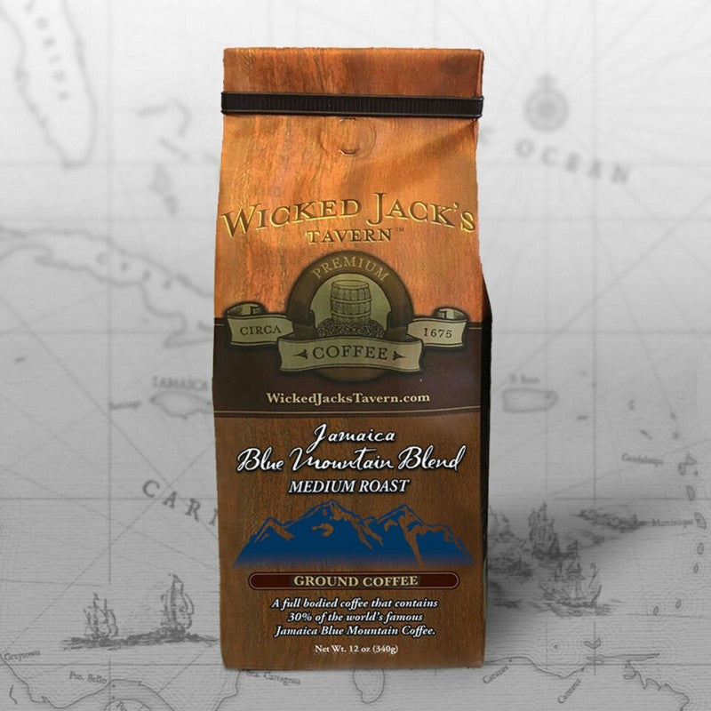 Wicked Jack's Coffee - Jamaica Blue Mountain Blend (Regular, Ground)
